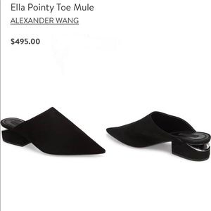 Alexander Wang Ella Pointy Toe Mule